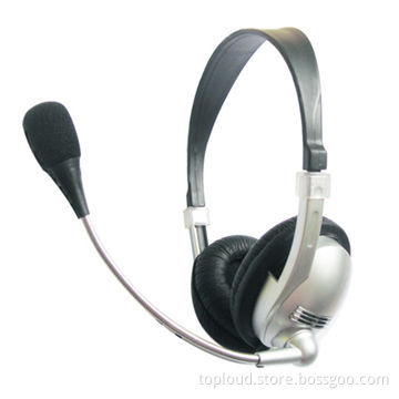 Headset for call center and communication, with RJ11 plug/3.5mm plug, 1.5M cableNew